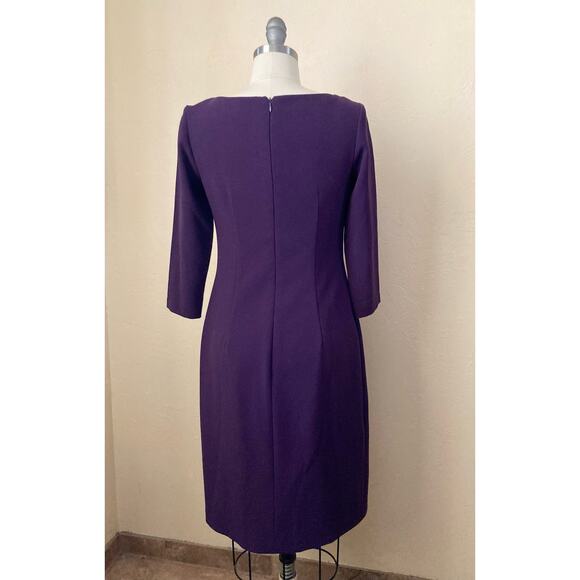 David Meister Women's Dress Size 2 Purple Cocktail Evening - Picture 5 of 8